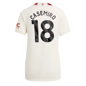 Maillot de foot Manchester United Casemiro #18 Troisième Femmes 2023-24 Manches Courte